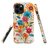 For iPhone 12 Pro Max Tough Protective Case, Floral Symphony | Protective Covers | iCoverLover Australia