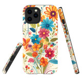 For iPhone 12 Pro/12 Tough Protective Case, Floral Symphony | Protective Covers | iCoverLover Australia