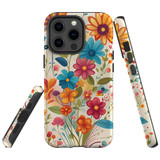 For iPhone 13 Pro Max Tough Protective Case, Floral Symphony | Protective Covers | iCoverLover Australia