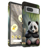 For Google Pixel 7, 6 Pro/6, 5/4a 5G, 4a, 4 XL, 4/3 XL, 3 Case, Happy Panda
