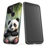 For Google Pixel 4a 5G Tough Protective Case, Happy Panda | Protective Covers | iCoverLover Australia