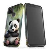 For Google Pixel 5 Tough Protective Case, Happy Panda | Protective Covers | iCoverLover Australia