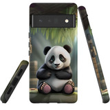 For Google Pixel 6 Pro Tough Protective Case, Happy Panda | Protective Covers | iCoverLover Australia