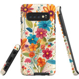 For Samsung Galaxy S10 Tough Protective Case, Floral Symphony | Protective Covers | iCoverLover Australia