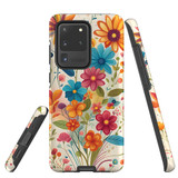 For Samsung Galaxy S20 Ultra Tough Protective Case, Floral Symphony | Protective Covers | iCoverLover Australia