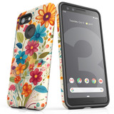 For Google Pixel 3 Tough Protective Case, Floral Symphony | Protective Covers | iCoverLover Australia