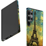 For Samsung Galaxy S23 Ultra, S23+ Plus, S23, S22 Ultra, S22+, S22, S10 5G & Older Case, Eiffel Tower Painting | Protective Cases | iCoverLover.com.au