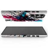 For Samsung Galaxy S23 Ultra, S23+ Plus, S23, S22 Ultra, S22+, S22, S10 5G & Older Case, Dark Splatter | Protective Cases | iCoverLover.com.au