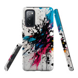 For Samsung Galaxy S20 FE Tough Protective Case, Dark Splatter | Protective Covers | iCoverLover Australia