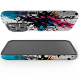 For iPhone Case, Tough Back Cover, Dark Splatter | iCoverLover