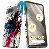 For Google Pixel 7, 6 Pro/6, 5/4a 5G, 4a, 4 XL, 4/3 XL, 3 Case, Dark Splatter | iCoverLover