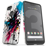 For Google Pixel 3 XL Tough Protective Cover, Dark Splatter | Protective Covers | iCoverLover Australia