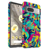 For Google Pixel 7, 6 Pro/6, 5/4a 5G, 4a, 4 XL, 4/3 XL, 3 Case, Abstract Strokes | iCoverLover