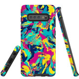 For Samsung Galaxy S10+ Plus Tough Protective Case, Abstract Strokes | Protective Covers | iCoverLover Australia