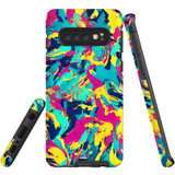For Samsung Galaxy S10 Tough Protective Case, Abstract Strokes | Protective Covers | iCoverLover Australia