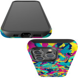 For iPhone 15 Pro Max, 15 Pro, 15 Plus, 15, 14 Pro Max, 14 Pro, 14 & Older Case, Abstract Strokes | Protective Cases | iCoverLover.com.au
