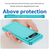 For Google Pixel 8 Pro 5G or Pixel 8 5G Case, Candy Series Shielding Back Cover, Clear Blue | iCoverLover Australia