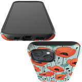 For iPhone 15 Tough Protective Case, Poppy Field | Protective Covers | iCoverLover Australia