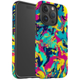 For iPhone 15 Pro Tough Protective Case, Abstract Strokes | Protective Covers | iCoverLover Australia