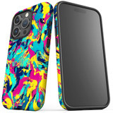 For iPhone 15 Pro Tough Protective Case, Abstract Strokes | Protective Covers | iCoverLover Australia