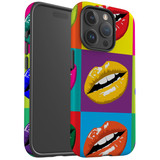 For iPhone 15 Pro Case Tough Protective Cover, Pop Art Lips | Protective Covers | iCoverLover Australia