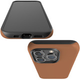 For iPhone 15 Pro Max Case Tough Protective Cover, Brown | Protective Covers | iCoverLover Australia