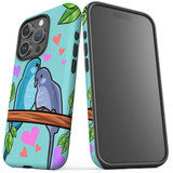 For iPhone 15 Pro Case Tough Protective Cover, Birds In Love | Protective Covers | iCoverLover Australia