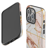 For iPhone 15 Pro Case Tough Protective Cover, Marble Pattern | Protective Covers | iCoverLover Australia