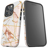 For iPhone 15 Pro Case Tough Protective Cover, Marble Pattern | Protective Covers | iCoverLover Australia