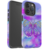 For iPhone 15 Pro Case Tough Protective Cover, Enchanted Butterfly | Protective Covers | iCoverLover Australia