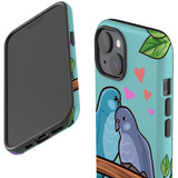 For iPhone 15 Case Tough Protective Cover, Birds In Love | Protective Covers | iCoverLover Australia