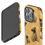 For iPhone 15 Pro Case Tough Protective Cover, Pug Dog | Protective Covers | iCoverLover Australia