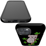 For iPhone 15 Case Tough Protective Cover, Koala Illustration | Protective Covers | iCoverLover Australia