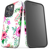 For iPhone 15 Pro Max Case Tough Protective Cover, Floral Garden | Protective Covers | iCoverLover Australia