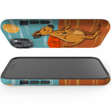 For iPhone 15 Case Tough Protective Cover, Kangaroo Illustration | Protective Covers | iCoverLover Australia