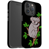 For iPhone 15 Pro Case Tough Protective Cover, Koala Illustration | Protective Covers | iCoverLover Australia