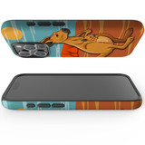 For iPhone 15 Pro Case Tough Protective Cover, Kangaroo Illustration | Protective Covers | iCoverLover Australia