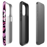 For iPhone 15 Pro Max Case Tough Protective Cover, Magenta Leopard Pattern | Protective Covers | iCoverLover Australia