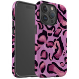 For iPhone 15 Pro Max Case Tough Protective Cover, Magenta Leopard Pattern | Protective Covers | iCoverLover Australia