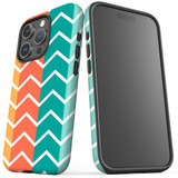 For iPhone 15 Pro Max Case Tough Protective Cover, Colourful Zigzag | Protective Covers | iCoverLover Australia