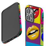 For iPhone 15 Pro Max Case Tough Protective Cover, Pop Art Lips | Protective Covers | iCoverLover Australia