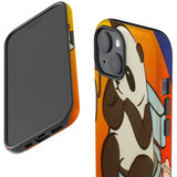 For iPhone 15 Case Tough Protective Cover, Pandas Toilet | Protective Covers | iCoverLover Australia