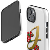 For iPhone 15 Case Tough Protective Cover, Letter J | Protective Covers | iCoverLover Australia