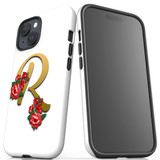 For iPhone 15 Case Tough Protective Cover, Letter R | Protective Covers | iCoverLover Australia