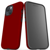 For iPhone 15 Case Tough Protective Cover, Maroon Red | Protective Covers | iCoverLover Australia