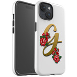 For iPhone 15 Case Tough Protective Cover, Letter G | Protective Covers | iCoverLover Australia