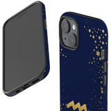 For iPhone 15 Case Tough Protective Cover, Aquarius Sign | Protective Covers | iCoverLover Australia