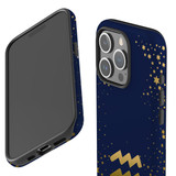 For iPhone 15 Pro Max Case Tough Protective Cover, Aquarius Sign | Protective Covers | iCoverLover Australia