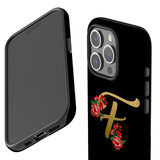 For iPhone 15 Pro Case Tough Protective Cover, Embellished Letter F | Protective Covers | iCoverLover Australia