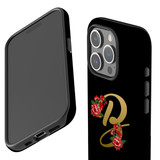 For iPhone 15 Pro Case Tough Protective Cover, Embellished Letter B | Protective Covers | iCoverLover Australia